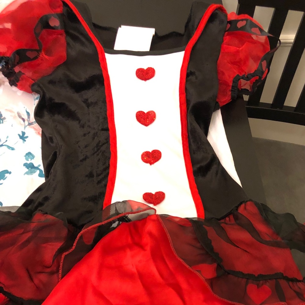 Queen of Hearts tween costume